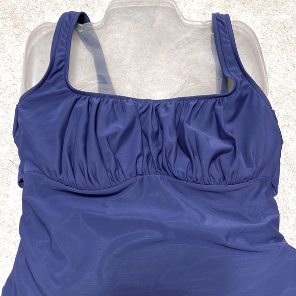 Lands' End Women's One Piece Swimsuit - Navy - Picture 3 of 9
